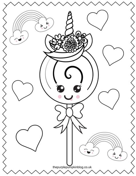 Free unicorns coloring page to download. Super Sweet Unicorn Coloring Pages - Free Printable ...