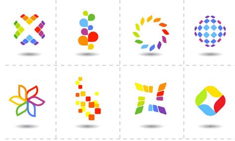 Find & download free graphic resources for letterhead. 8 Colorful Logo Design Elements Vector Set - WeLoveSoLo