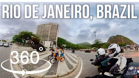 360° motorcycle ride in rio de janiero brazil 🇧🇷 copacabana beach youtube