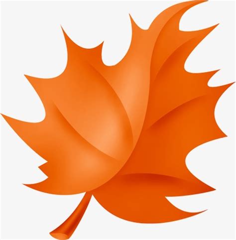 Download High Quality Leaf Clipart Orange Transparent Png Images Art