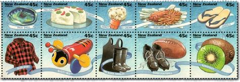 1994 Kiwiana Booklet Garfield Cake Kiwiana Love Stamps Mail Art