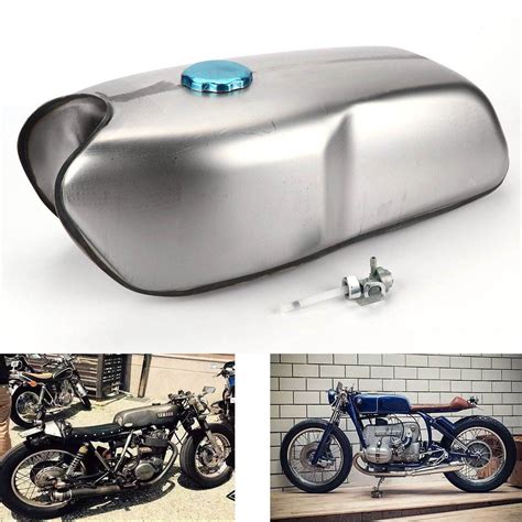 Universal Motorcycle 9l 2 4gal Vintage Cafe Racer Gas Tank For Yamaha