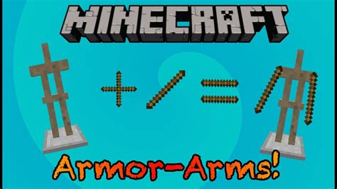 Armed Armor Stands Minecraft Command Block Miniconcept Youtube