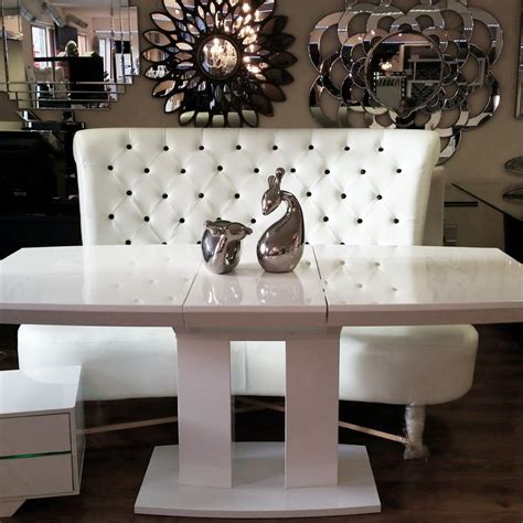 Sign in or register for adding to wish list. Contemporary white Chesterfield sofa with modern white ...