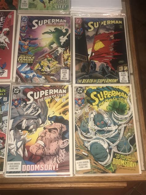 Death Of Superman Doomsday Lot Of 11 Issues All High Grade 1st