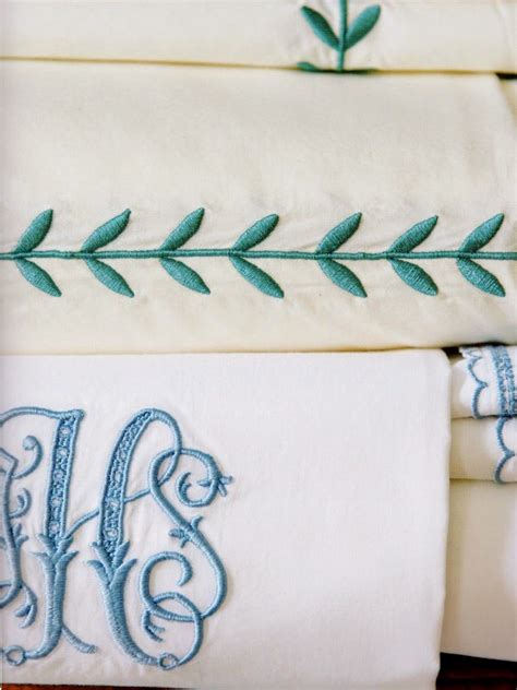 Aesthetically Thinking Luxurious Linens Leontine Linens Monogrammed