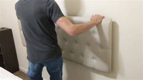 How To Hang A Headboard From Start To Finish How To Mount A Zinus
