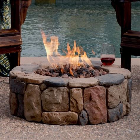 40 Diy Fire Pit Ideas Stacked Inground And Above Ground Designs In