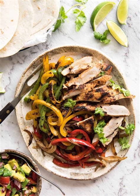 Place the bag back in the bowl and place in the refrigerator (the bowl protects against leakage); Chicken Fajitas | RecipeTin Eats