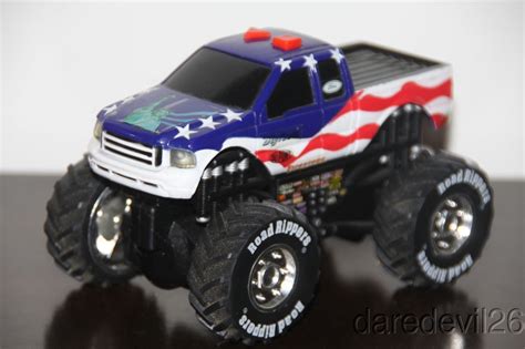 Toy State Bigfoot Ford F 150 Usa Flag Monster Truck Battery Operated