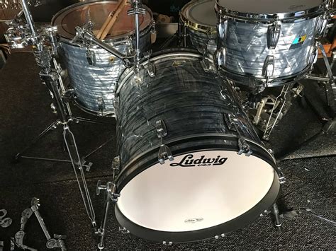 Ludwig Legacy Maple Sky Blue Pearl 18x20 And 8x12 And 14x16 Reverb