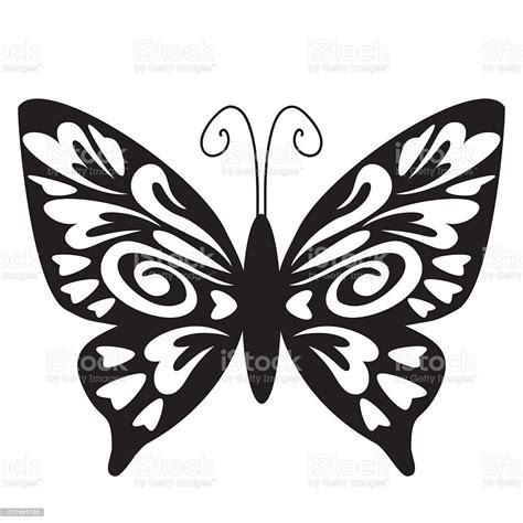 See more ideas about butterfly, silhouette stencil, butterfly stencil. Butterfly Silhouette Vector Illustration Stock Vector Art ...