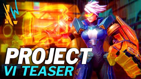 Project Vi Skins Gameplay Teaser League Of Legends Wild Rift
