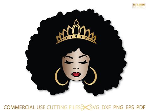 digital drawing and illustration nubian lady diva black woman glamour png vector clipart