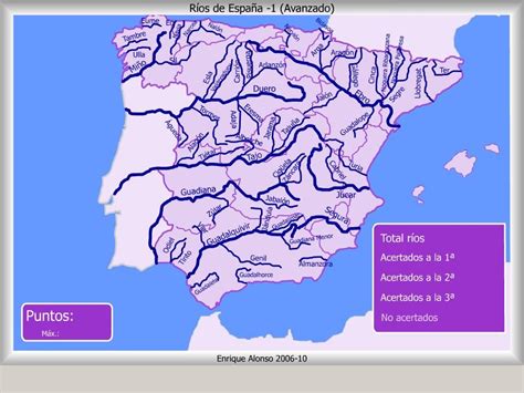 Mapa Interactivo De España Ríos De España ¿dónde Está Avanzado