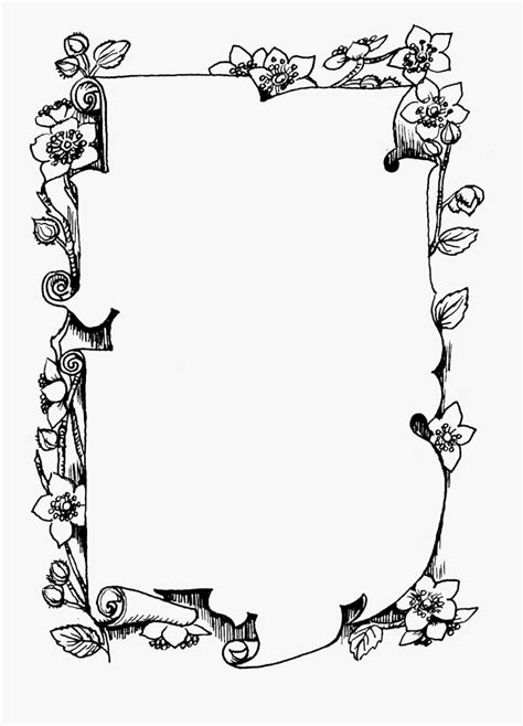 Flower Scroll Frame Click Here To Download Now Fairy