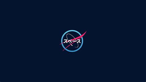 Support us by sharing the content, upvoting wallpapers on the page or sending your own background. HD wallpaper: NASA, Japanese Art, logo, minimalism, modern ...