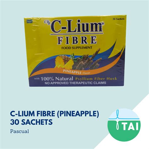 C Lium Fibre Box Of 30 Sachet Pineapple Lazada Ph