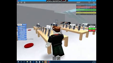 Making And Running An Apple Store On Robloxs Time Laps Youtube