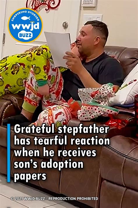 Grateful Stepfather Has Tearful Reaction When He Receives Sons