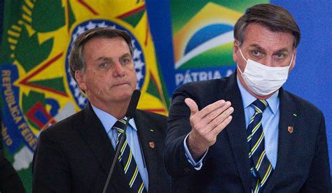 Judge Orders Brazilian President Jair Bolsonaro To Wear A Face Mask