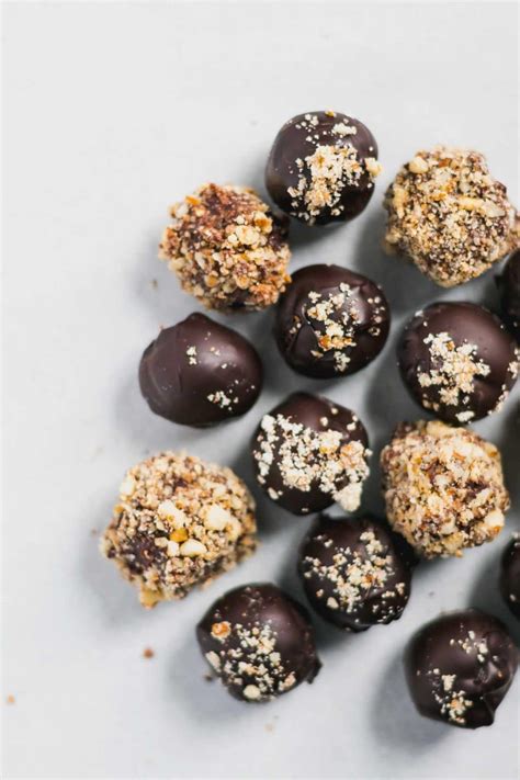 Vegan Chocolate Hazelnut Truffles The Curious Chickpea