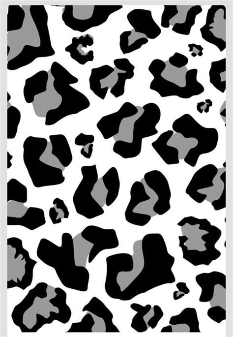 Black And Gray Leopard Leopard Print Wallpaper Animal Print