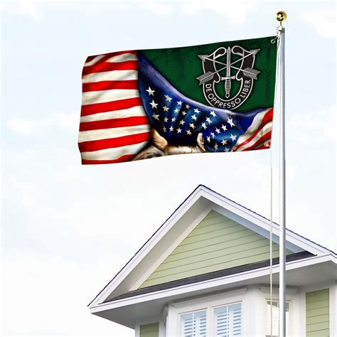 Green Berets United States Army Special Forces American Grommet Flag
