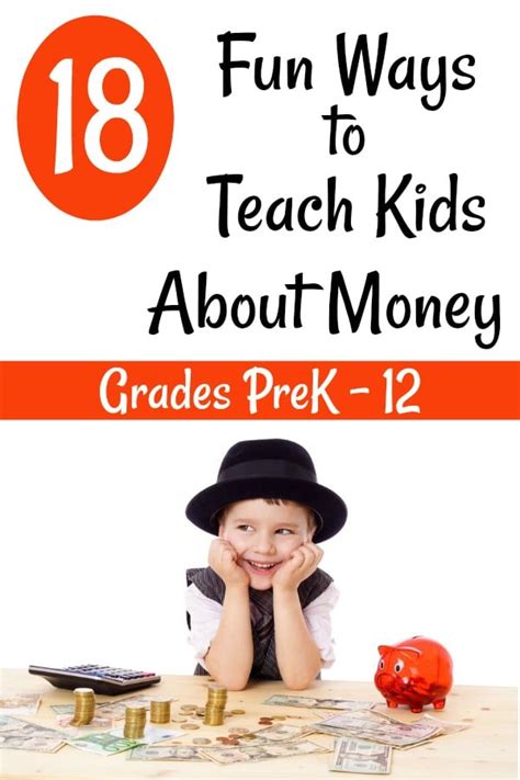 18 Fun Ways To Teach Kids About Money Ideas For Grades Prek 12