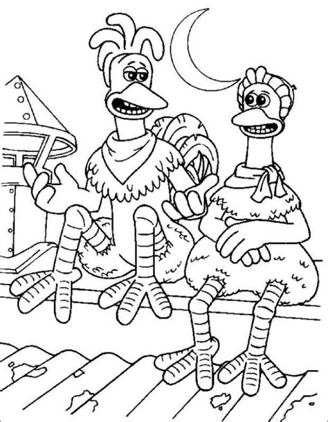 Download 120 coloring book pages chicken stock illustrations, vectors & clipart for free or amazingly low rates! Ginger and Rocky from Chicken Run coloring page | Chicken runs