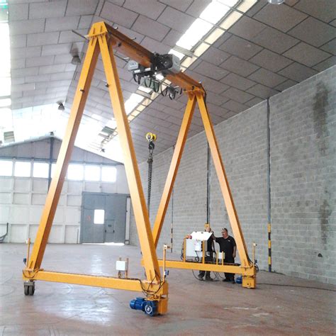 A Frame Lifting Portable Gantry Crane Ton Fixed Height With