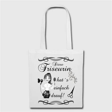 Wenn du dir die haare schneidest, kann das kreativ sein, geld sparen oder du hast über wochen eine schlimme frisur. Cooles Design für alle Friseurinnen! - Stoffbeutel ...