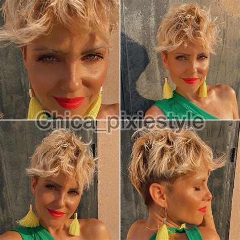 Pixiecut Shorthaircut Shorthairstyle Balayage Barberconcept Pixie Hair Messy Hairstyle Messy