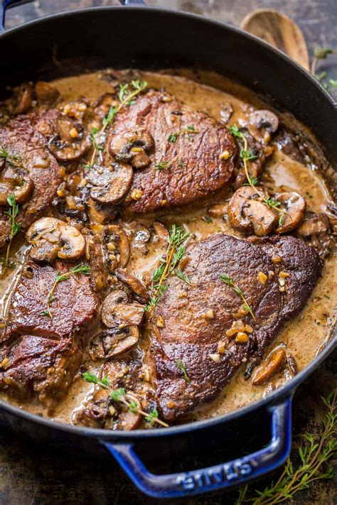 You can replace half of the soy sauce with red wine for a more complex flavor, reviewer lisa k recommends, or use the marinade of your choice. Filet Mignon Recipe in Mushroom Sauce (VIDEO) - NatashasKitchen.com
