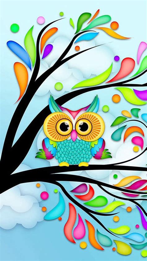 47 Cute Owl Iphone Wallpapers
