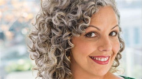 55 Popular Concept Curly Gray Hair Style