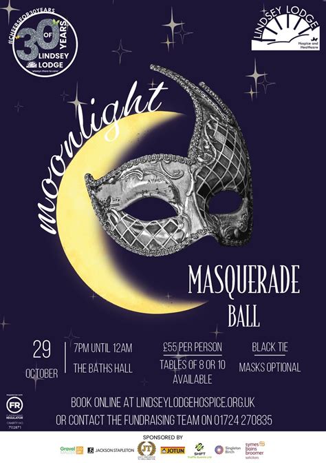 Moonlight Masquerade Ball Poster Pattons