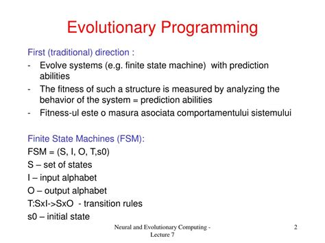 Ppt Evolutionary Programming Powerpoint Presentation Free Download
