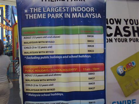 Experience the amusement park & attractions, las vegas of malaysia must visit place in malaysia. Miles of smiles: bajet untuk bergumbira | harga tiket ...