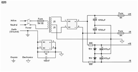 Figure 1 shows the block diagram of one of the two identical channels of the tda7498. Power supply circuit diagrams | Electronic Circuit Diagram and Layout