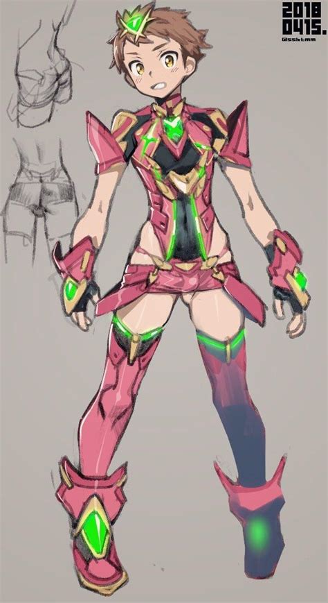 Rex In Pyras Outfit Xenobladechronicles