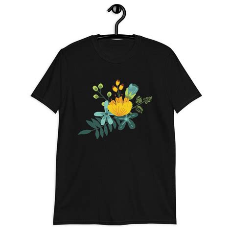 Camisa Flores Silvestres Camiseta Wildflower Camiseta Etsy España