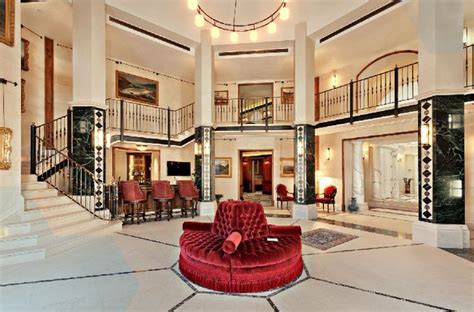 2 Million Dollar Mansions Great Room With Voluminous Ceilings Is