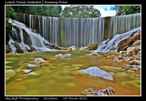 There is a small sign 'lubuk timah'. Lubuk Timah Waterfall, Simpang Pulai, Perak | Tamron 17 ...