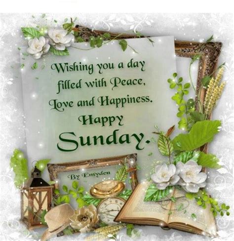 Wishing You A Day Filled With Peace Love And Happiness Happy Sunday