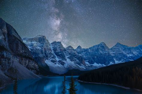 Milky Way And Moraine Lake Vern Clevenger Photography