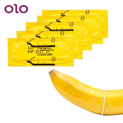 Olo 5 Pieces Lubricated Condoms Ultra Thin Sensation Penis Cock Sleeve Sex Products Sex Toys For