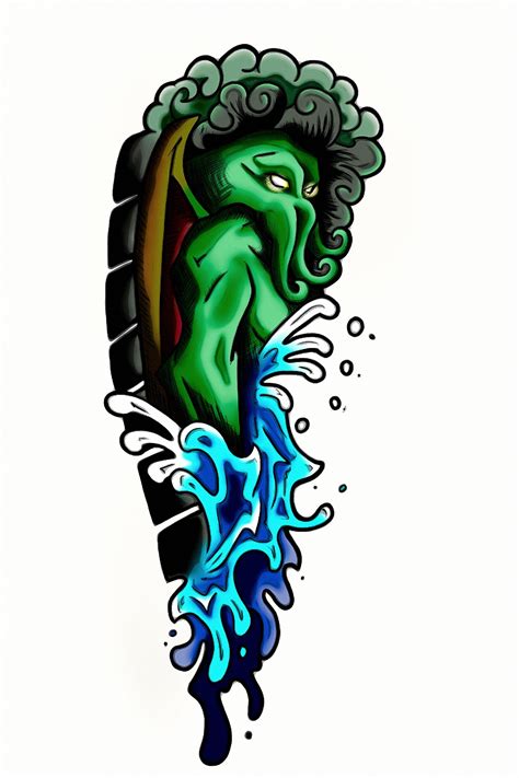 Discover 140+ cute cthulhu tattoo super hot - tnbvietnam.edu.vn