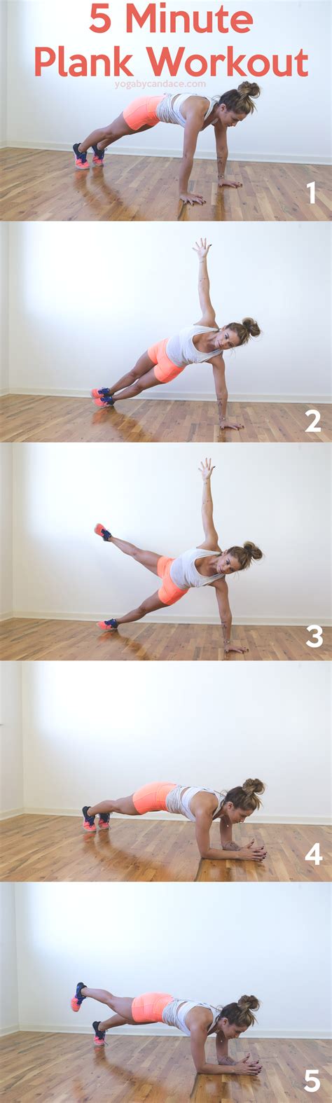 5 Minute Plank Workout For Core Strength — Yogabycandace
