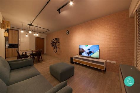 The whole palette from yellow to brown. 6 Brilliant 4-Room HDB Ideas For Your New Home | Qanvast